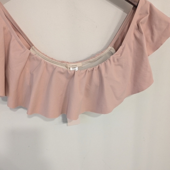 Eberjey Women's Pink Margarita Ruffle Bikini Top Size Small - Picture 4 of 8
